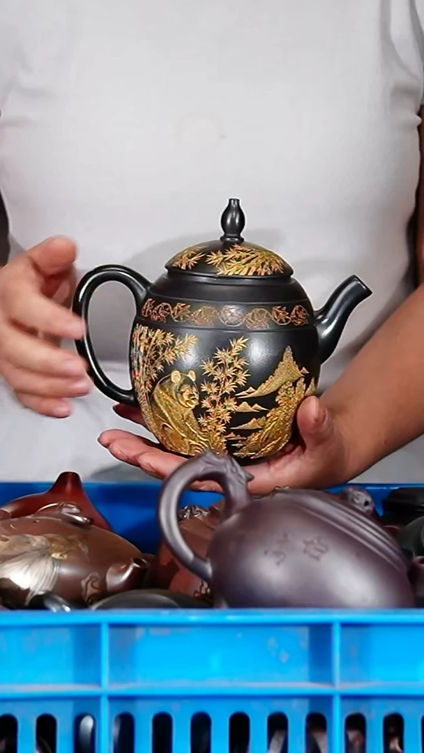 宜兴原矿紫砂壶茶壶500C