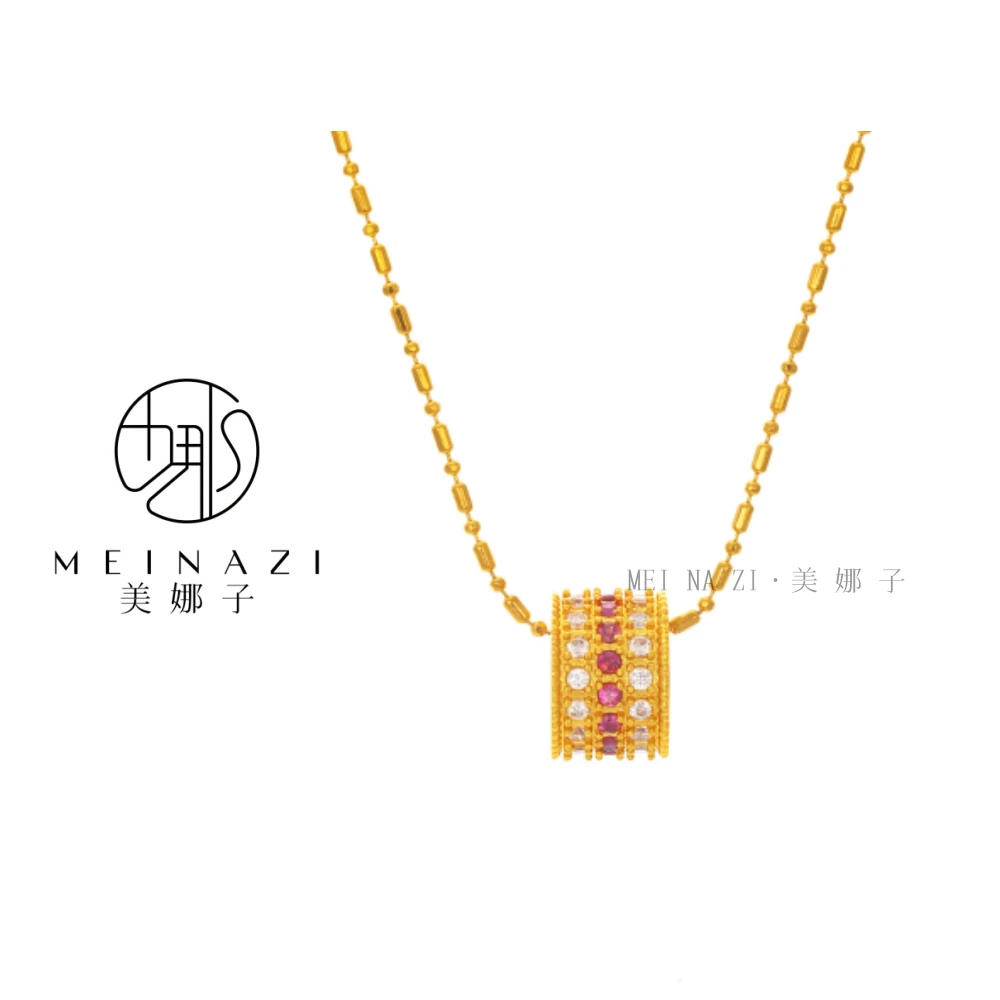 MEINA/新款蔷薇满钻路路通精致百搭轻奢时尚