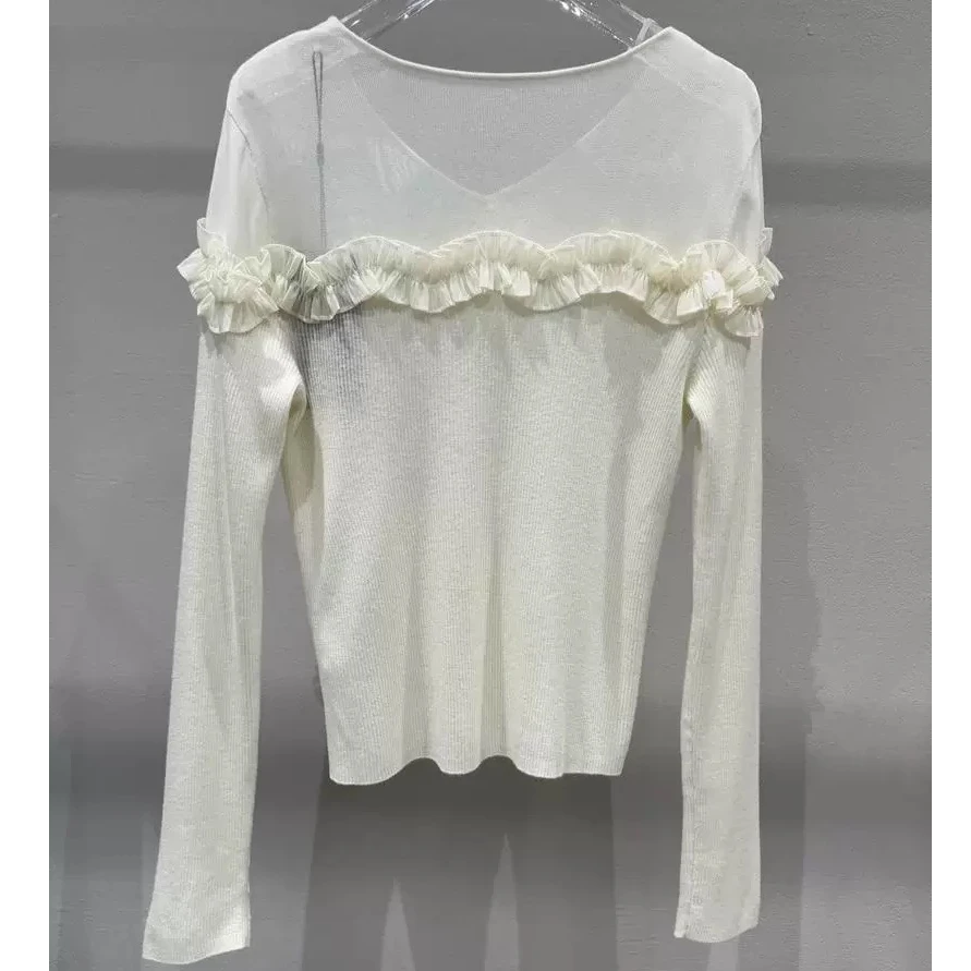 直筒型套头毛针织衫毛衣百搭女装时尚长袖毛衫