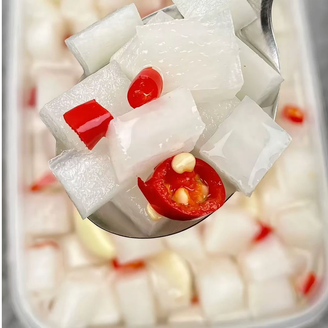 新鲜脆口酸甜酸辣萝卜块开胃下饭即食小菜