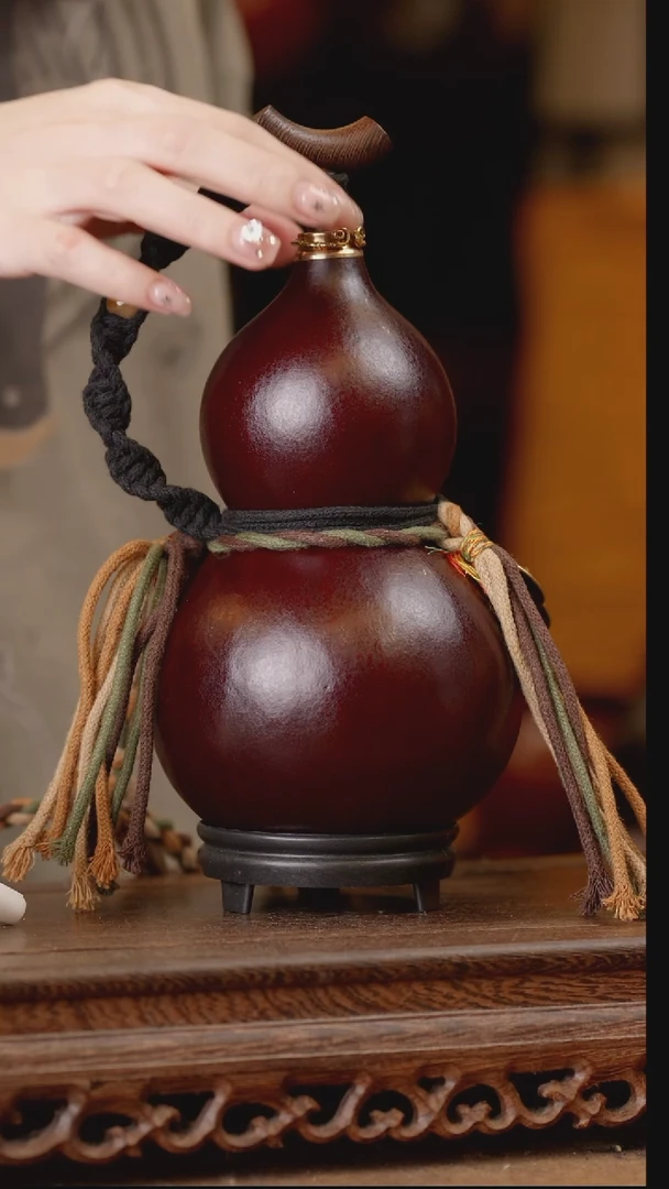 229号精品天然大漆酒葫芦一物一拍~/
