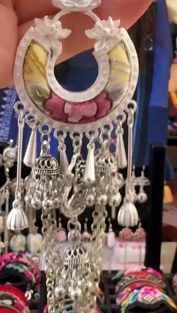 织绣艺枝独绣老绣饰品81