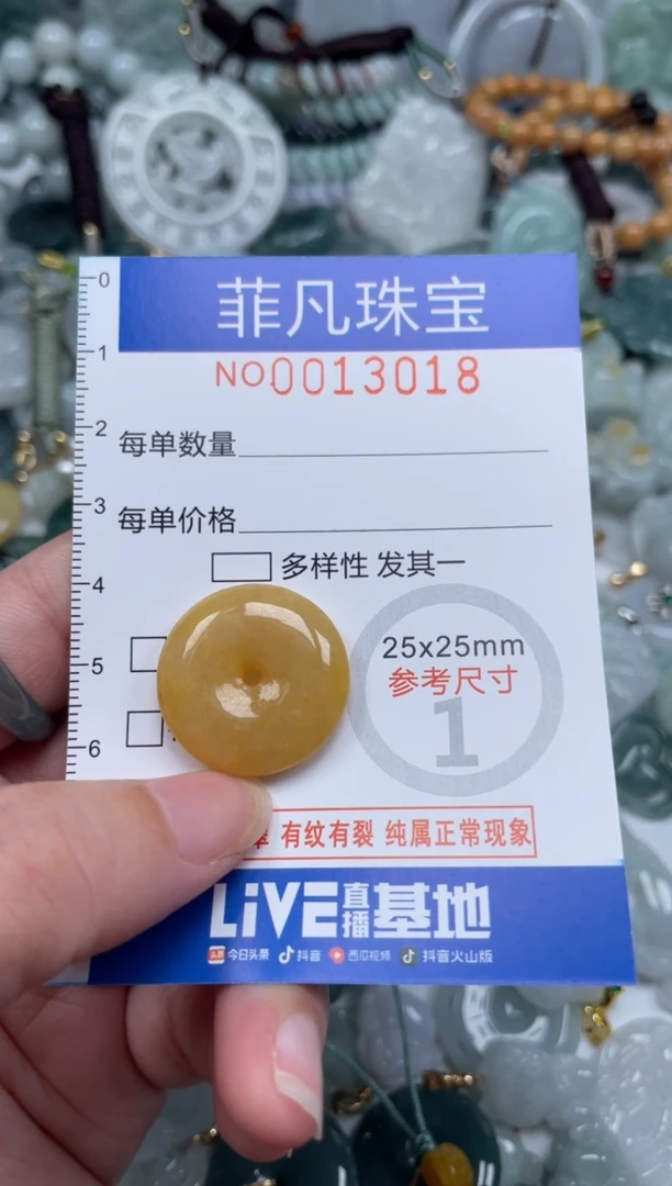 颈饰未镶嵌翡翠13018