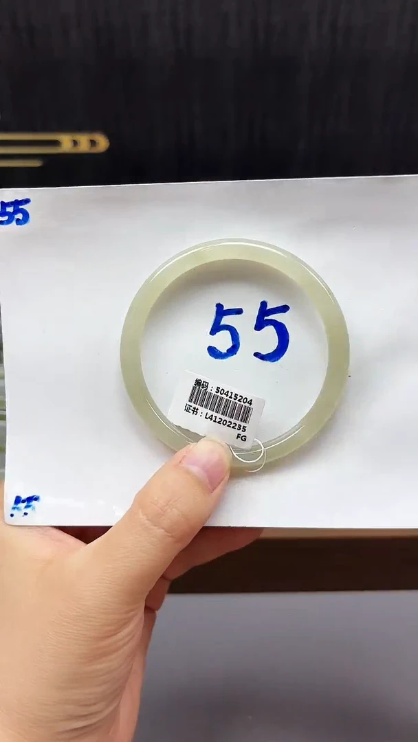 未镶嵌手镯和田玉5204