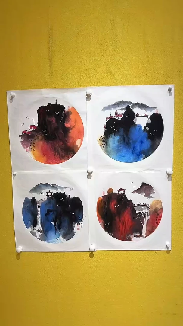 【闪购商品】国画知水道音国画随机作品