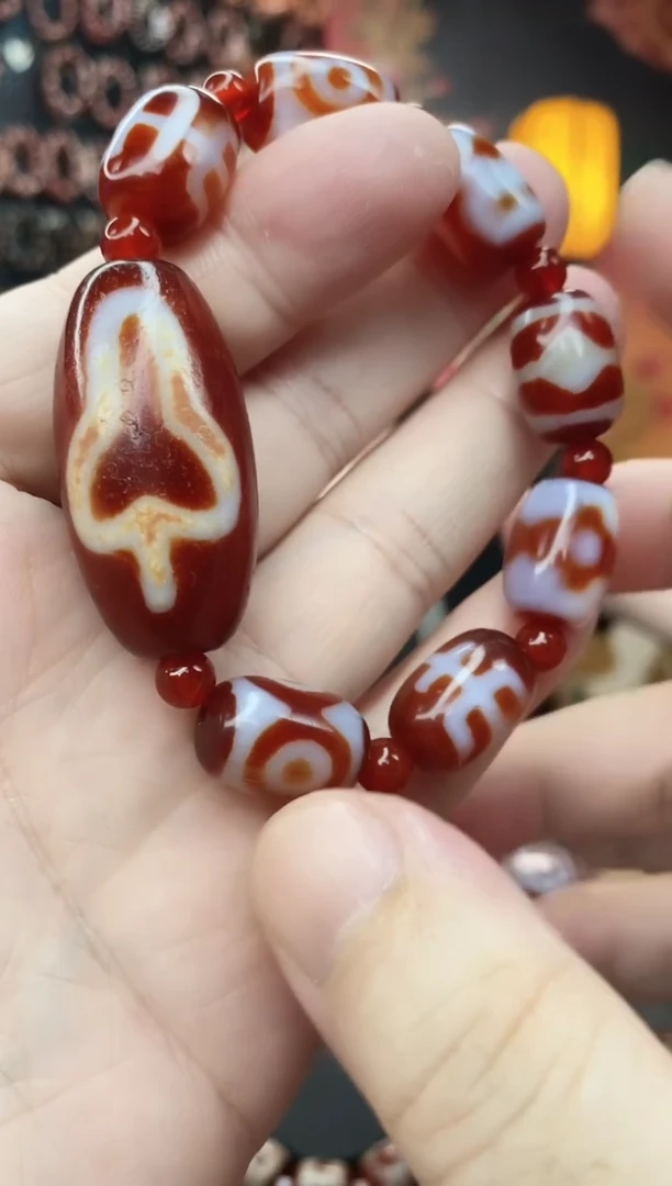 未镶嵌手串玛瑙/玉髓菩提手串