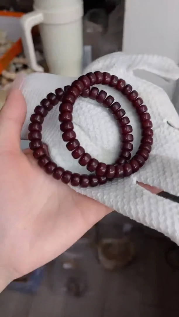 【闪购商品】菩提根/象牙果手串P67干磨丹砂供药片6*9mm