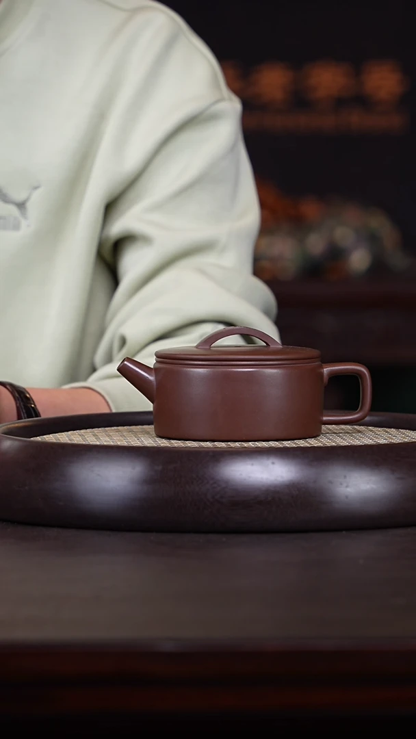 【闪购商品】紫砂茶壶蒋敏杰23-32 甲紫泥汉瓦280c