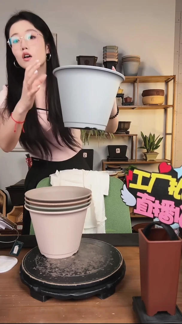 22*16双沿盆 马卡龙色系5只