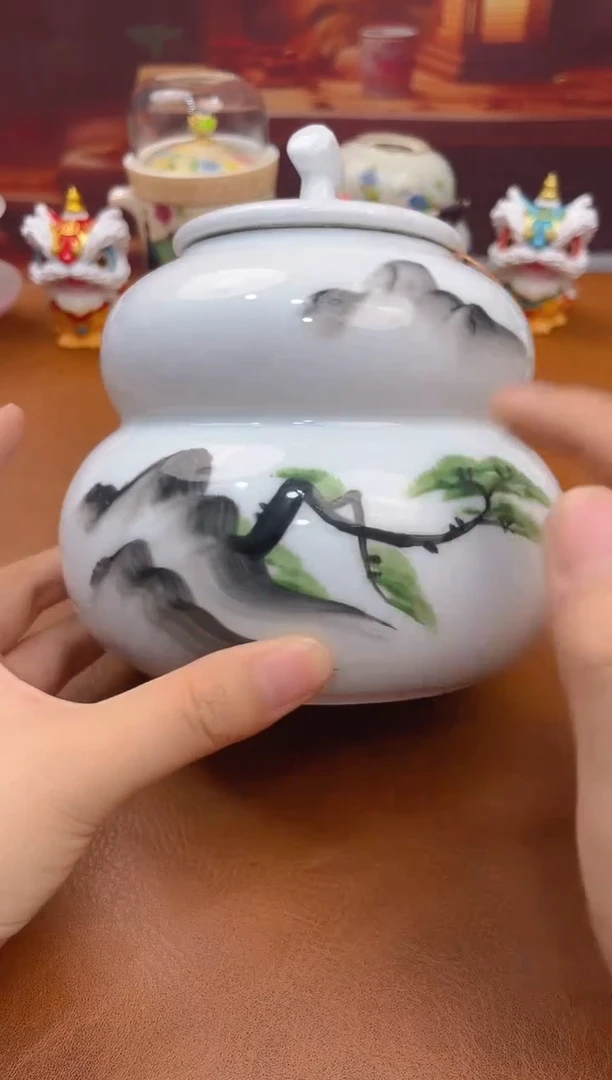 陶瓷茶具摆件旅行套组