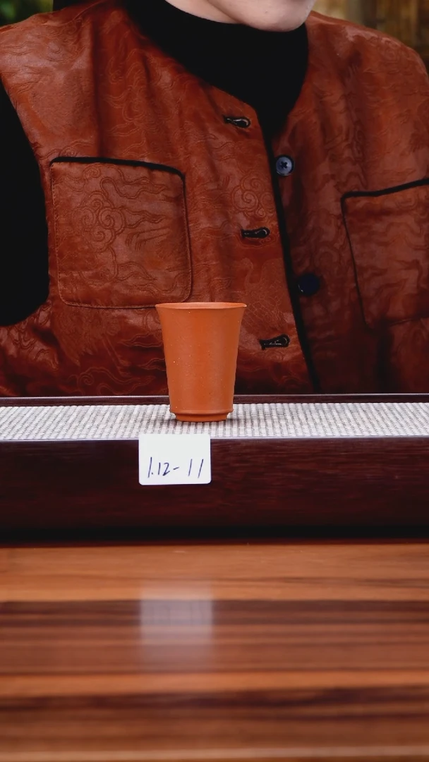 【闪购商品】紫砂茶壶1.12-11 大红泥 主人杯微瑕