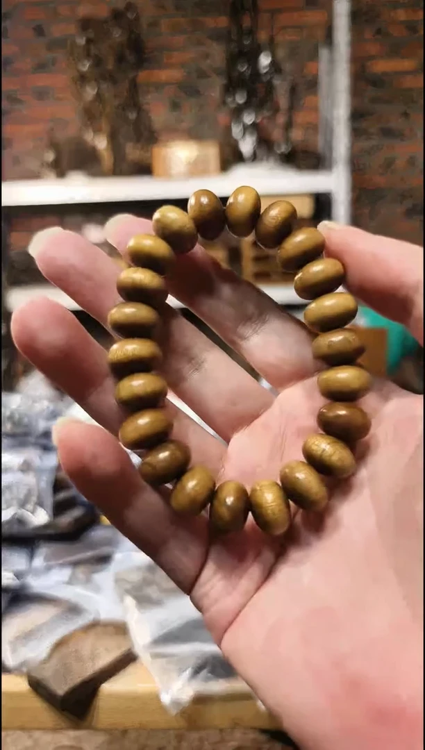 金丝楠阴沉黄算盘珠
