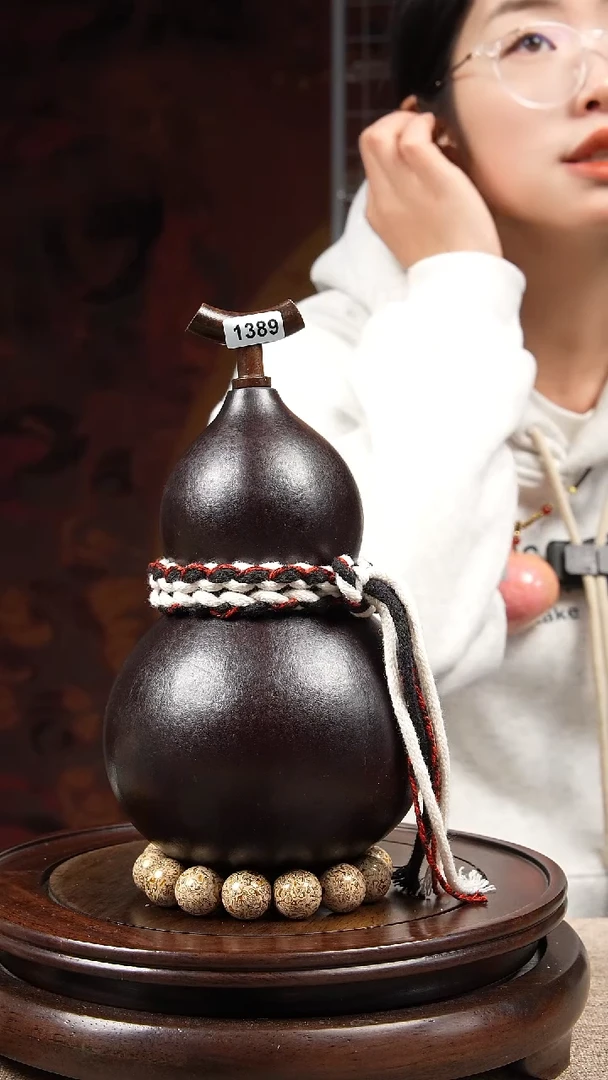 【闪购商品】1389大漆酒葫芦一物一拍【500ml】