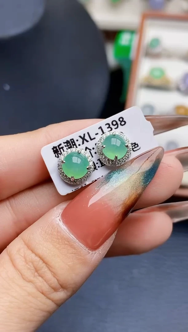 银S925镶嵌戒指翡翠1161