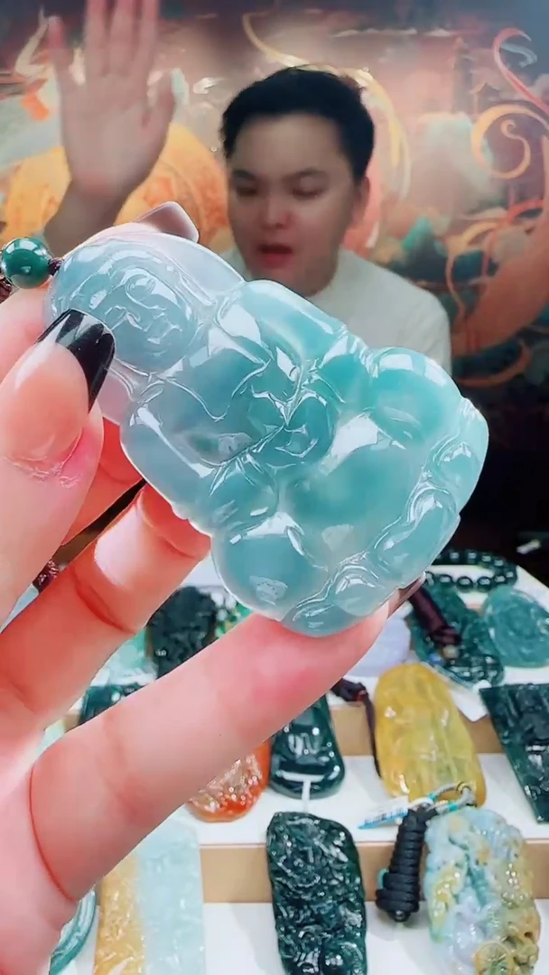 颈饰未镶嵌翡翠  多样性发其一79472     大观音