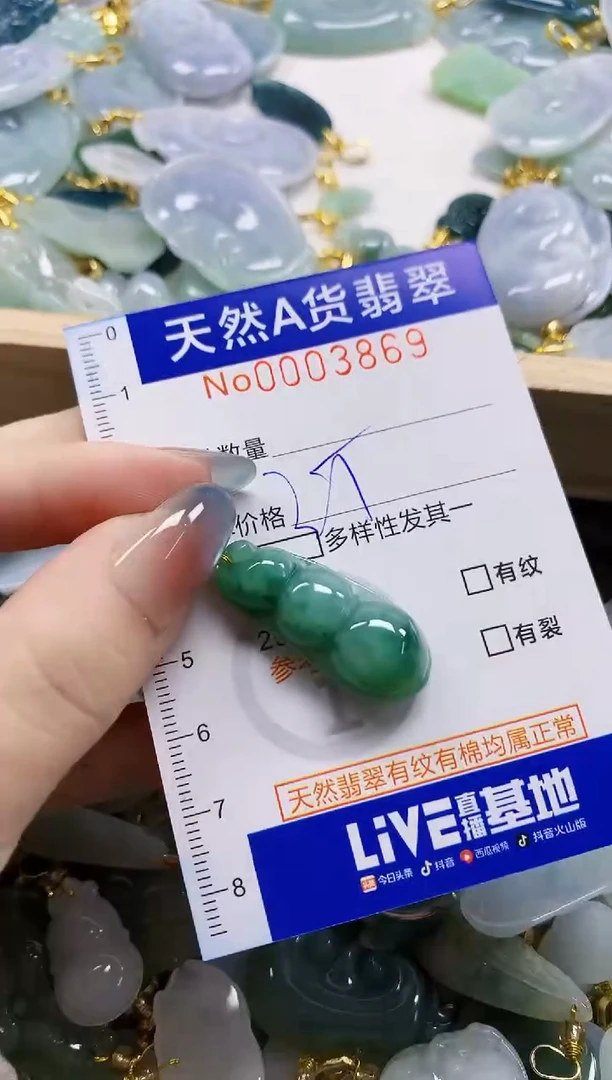 颈饰未镶嵌翡翠纯天然a货翡翠