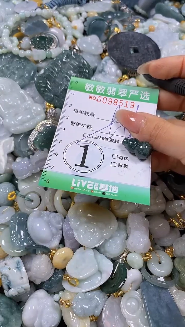 【闪购商品】翡翠颈饰未镶嵌闪购0098519多样性发其一