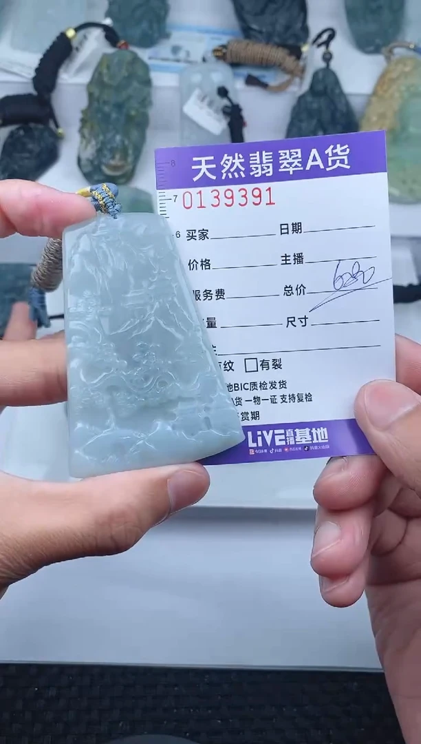 【闪购商品】翡翠颈饰未镶嵌       391