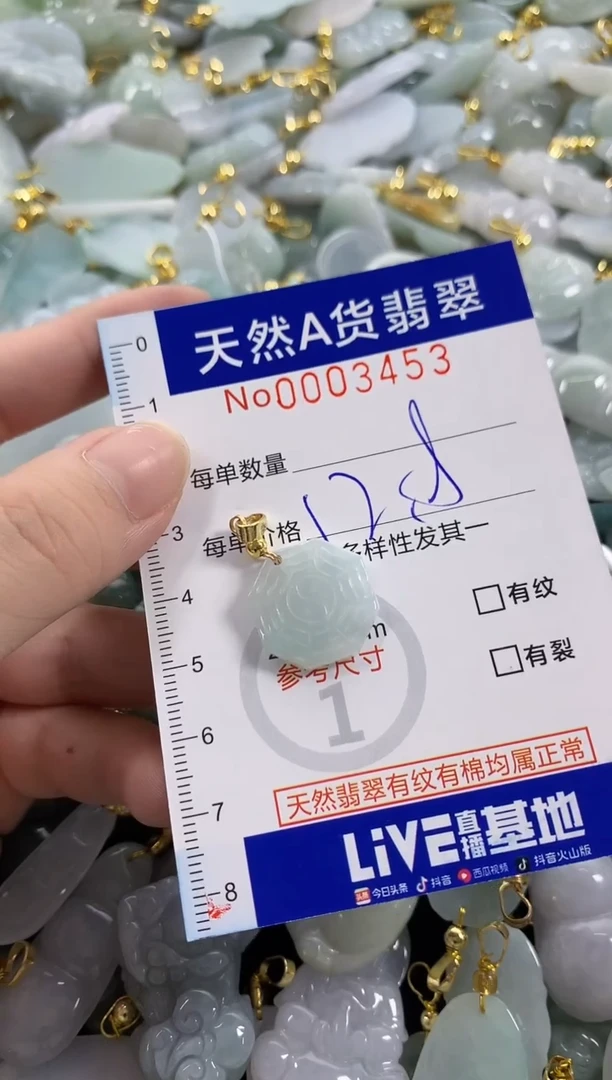 颈饰未镶嵌翡翠天然A货翡翠