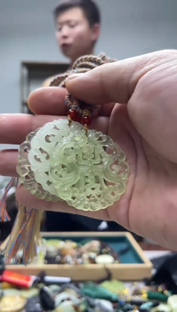 未镶嵌岫玉吊坠多样性发货拍一发一