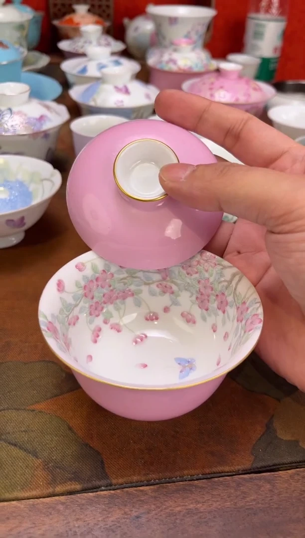 景德镇纯手绘陶瓷茶具
