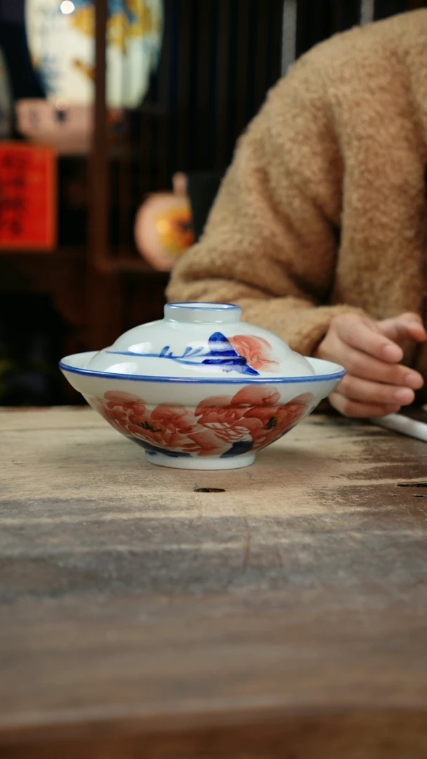 【闪购商品】瓷片景德镇纯手工釉下彩精品餐具