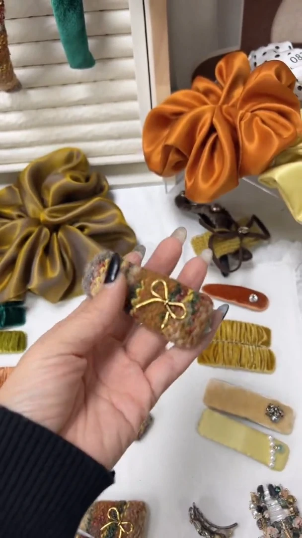 非金属布艺简约发饰