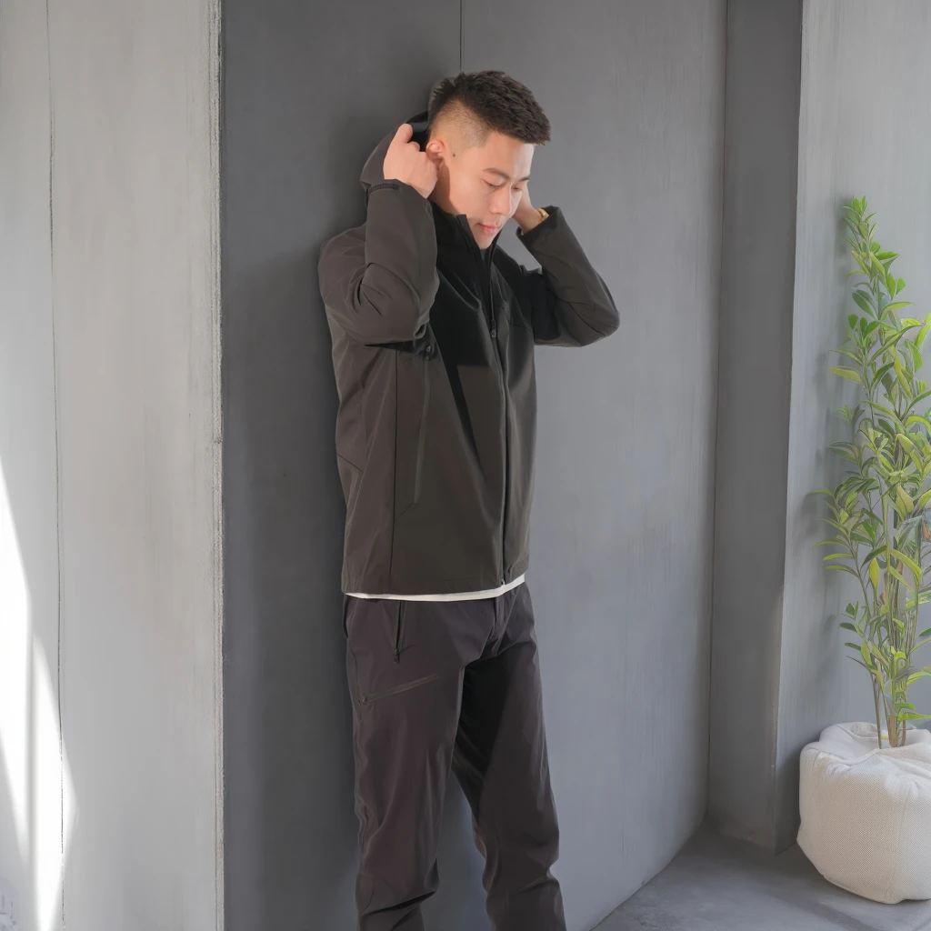 【张堃鹏同款】必盛三防冲风衣连帽外套轻量透气防风防必胜冲锋衣