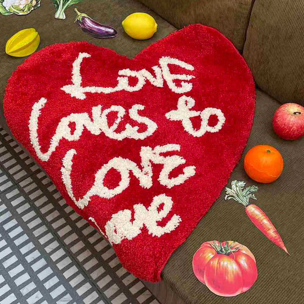 【生活周边】妖精的口袋爱心地毯25350007