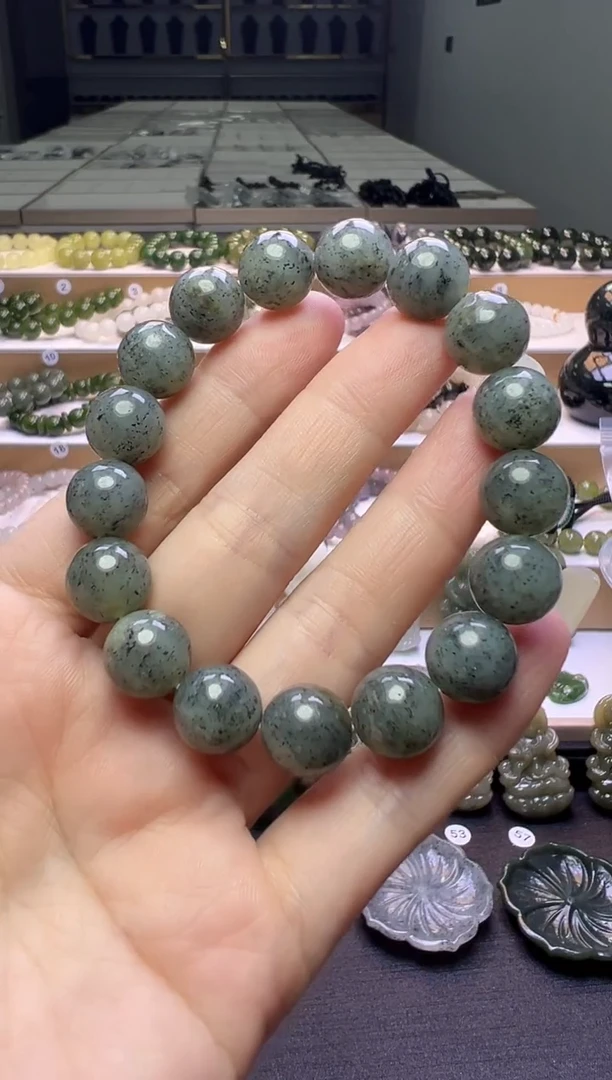 未镶嵌手串和田玉112号链接卡12mm