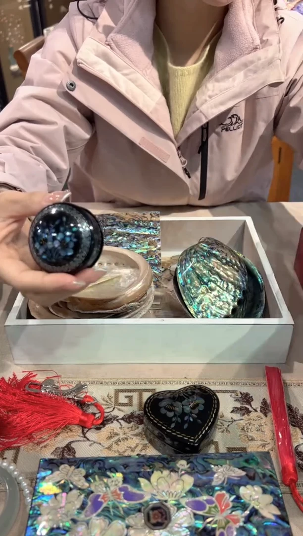 【闪购商品】老货微瑕弘贝雅螺钿漆器文化馆