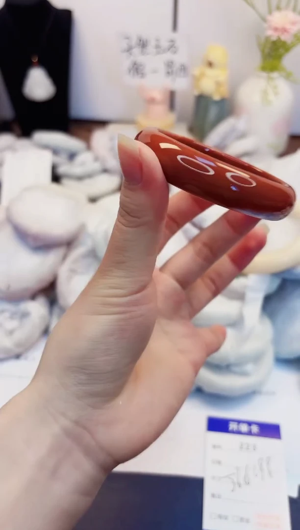 【闪购商品】石英质玉手镯未镶嵌223-玛瑙-圈口56