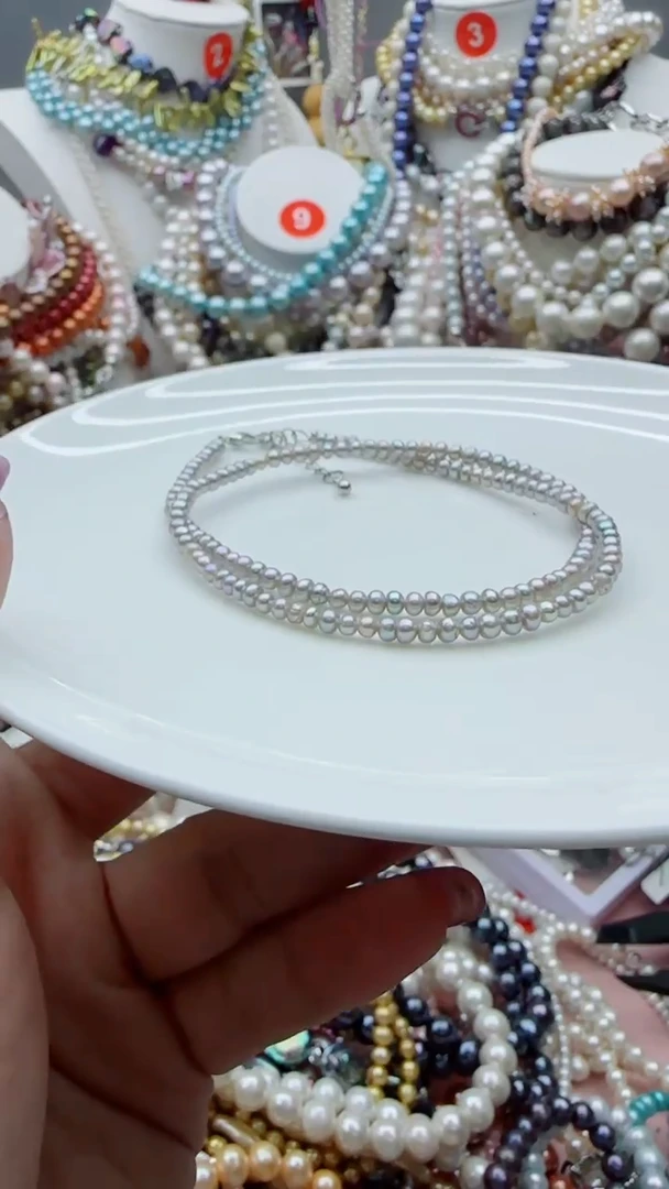 淡水珍珠未镶嵌颈饰1