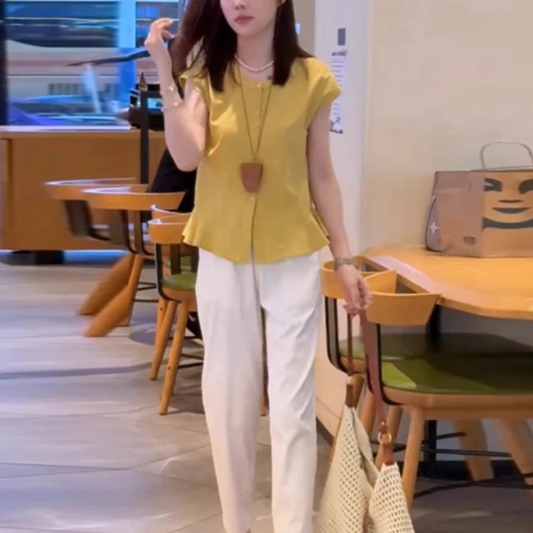 2025夏装搭配一整套女高级感时尚减龄今年流行时髦小香风两件套女