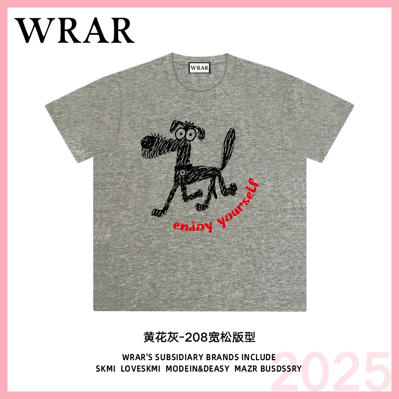 【潦草奔跑小狗】新品透气宽松T恤休闲圆领设计师印花1