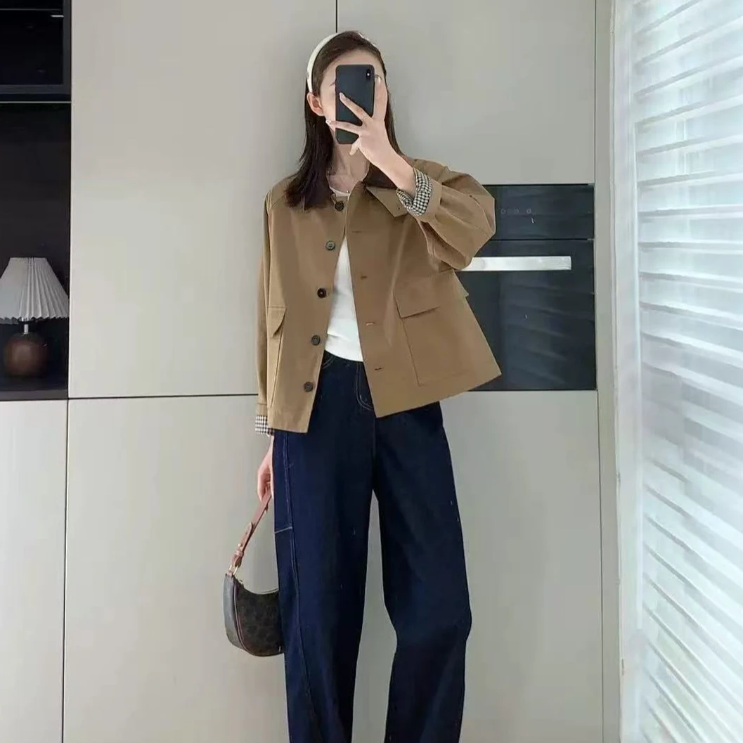 秋季新款夹克短款外套女百搭