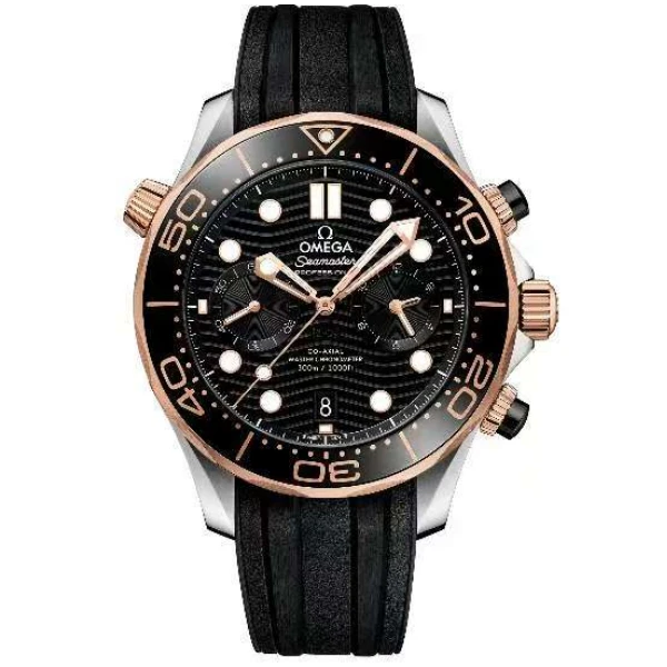 99新 Omega/欧米茄 欧米茄海马系列间玫瑰金双眼/44mm公价98000