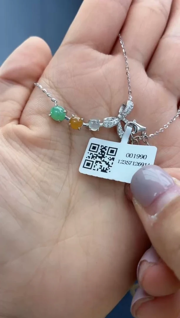 项链银S925镶嵌翡翠11111111111