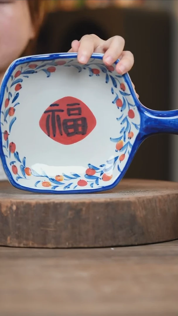 瓷片景德镇高温釉下彩（食品级）