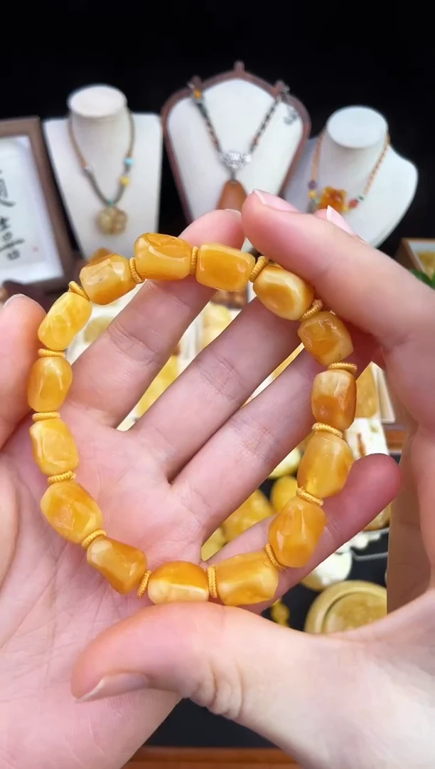 琥珀未镶嵌珠宝奇石柒月