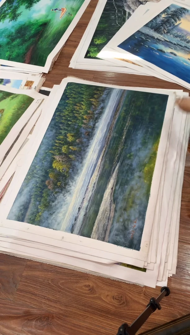 油画【43号】朝鲜原创手绘油画【功勋Ⅰ级画家丨孤品佳作】【顺丰包邮】