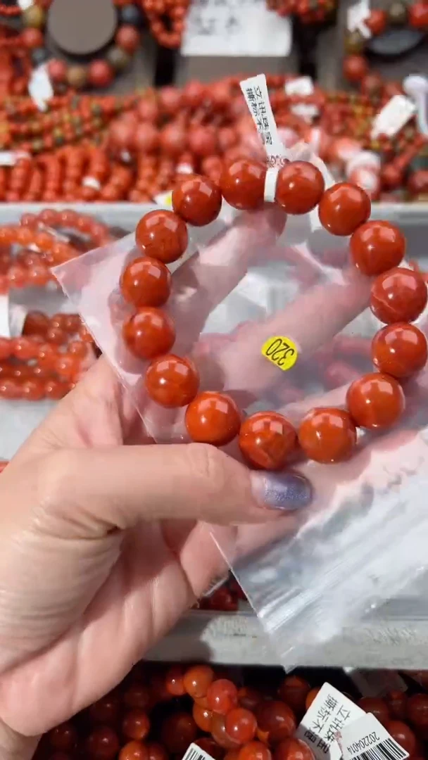 【闪购商品】南红玛瑙手串未镶嵌15