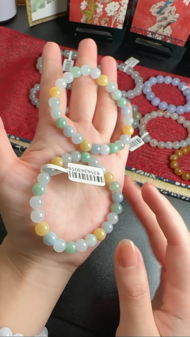 【闪购商品】翡翠手串未镶嵌WY0113020多样性发一