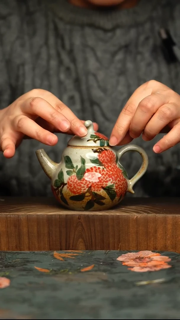 杯釉下彩手工手绘同款陶器