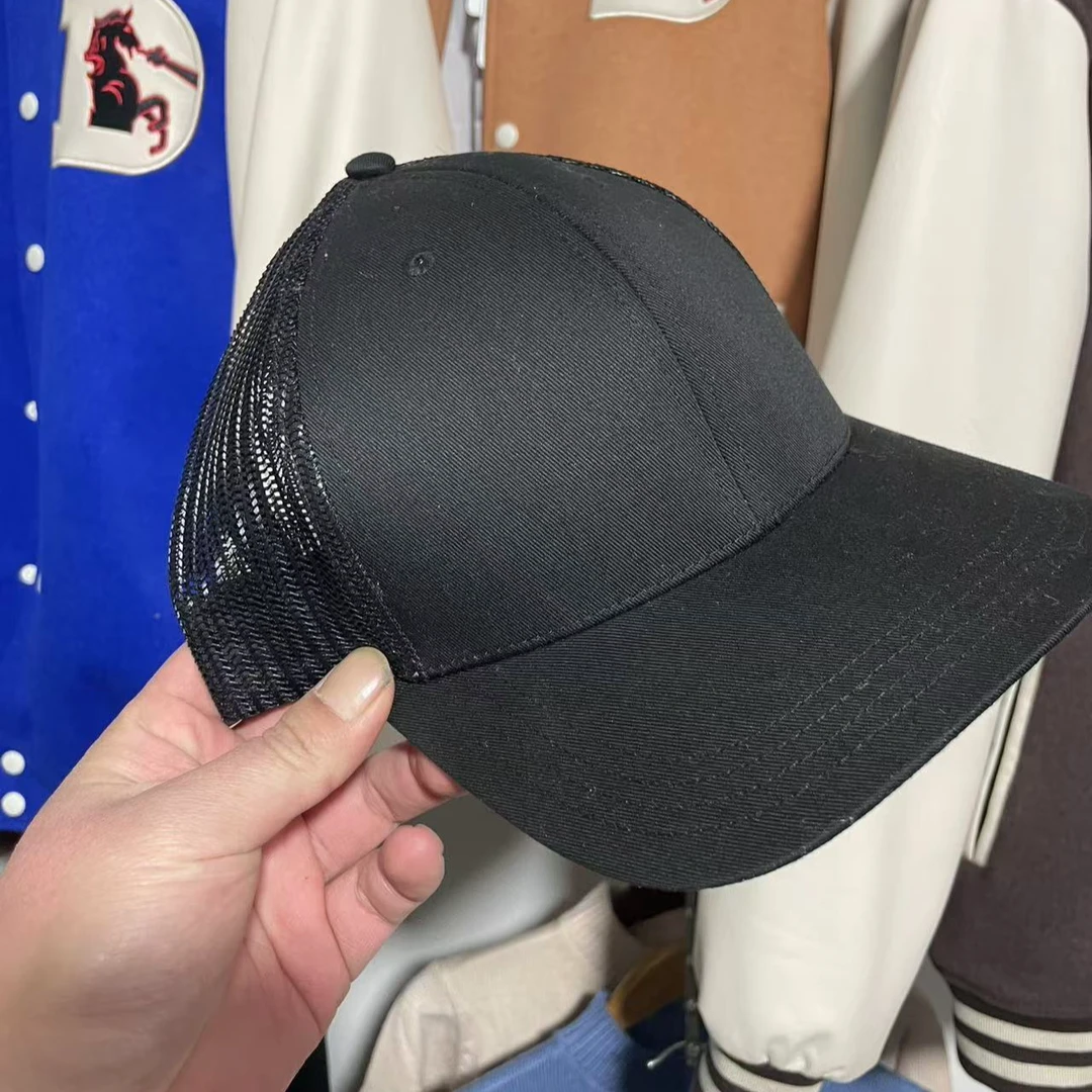 春夏出游棒球帽帽子黑色遮阳帽太阳帽夏季休闲黑白男女士鸭舌帽