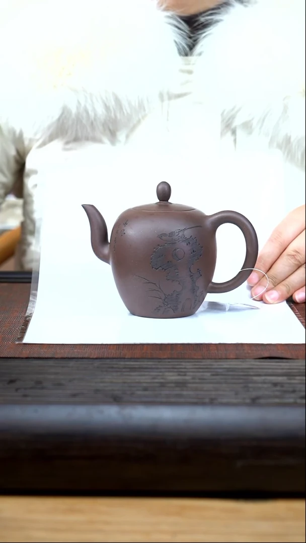 【闪购商品】紫砂茶壶zy 紫泥 美人肩