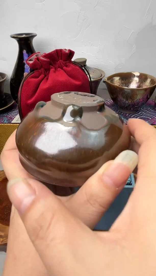 茶盏春申阁福利1只香炉-粘底