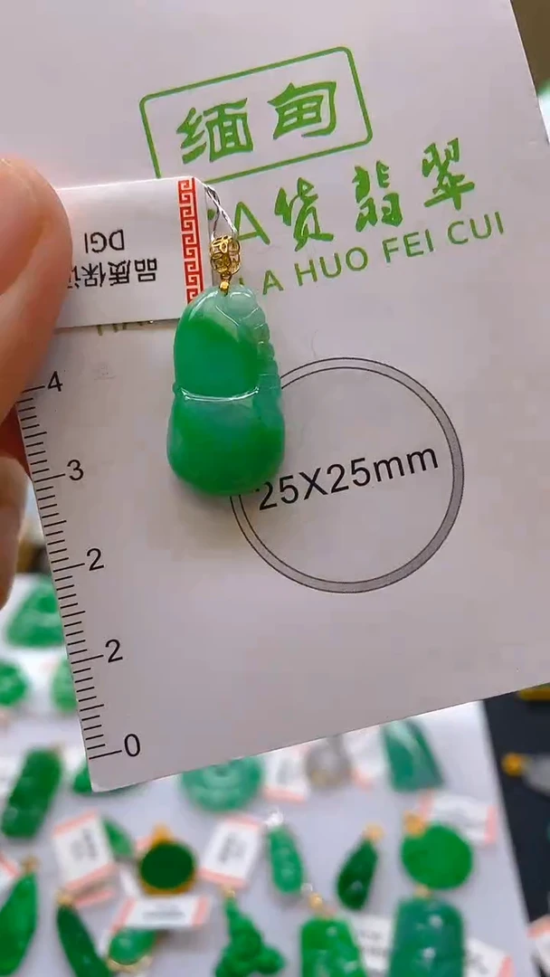 【闪购商品】翡翠颈饰18K金镶嵌新号开播，全场乱卖