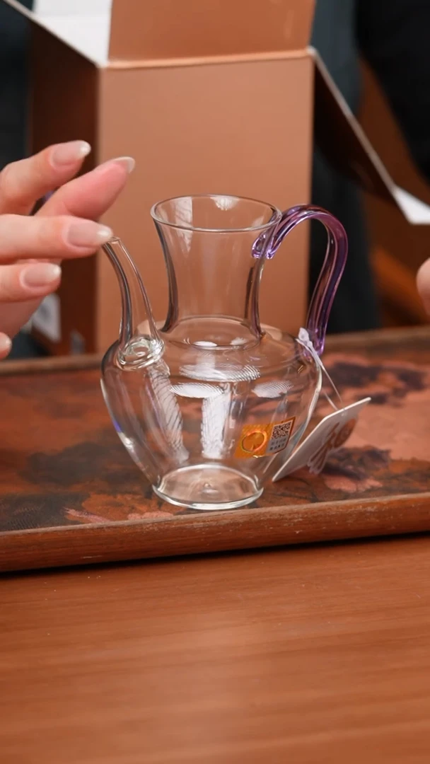 【闪购商品】禾器/晶彩俏然茶海/浅紫/定制版