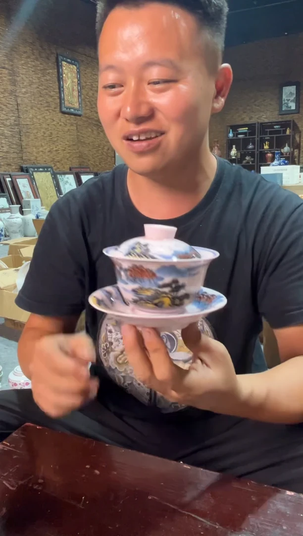 摆件景德镇陶瓷摆件F986